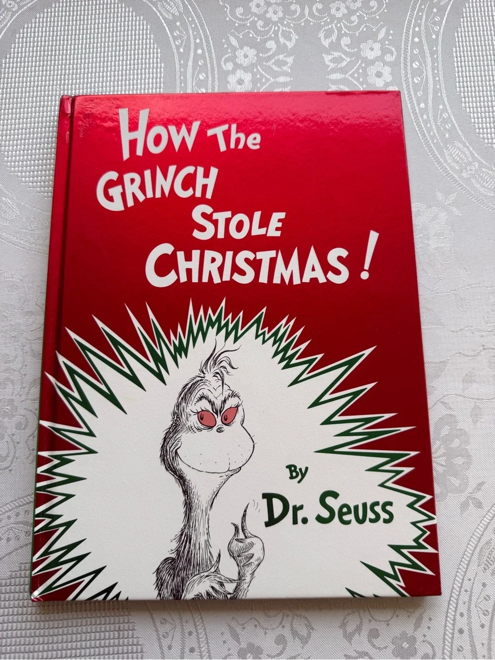 Dr. Seuss How The Grinch Stole Christmas Hard Cover Illustrated Red/Green/White